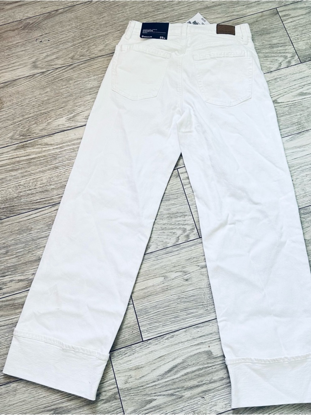 american eagle Stretch High-Waisted Stovepipe Jean size 000 - Picture 8 of 15